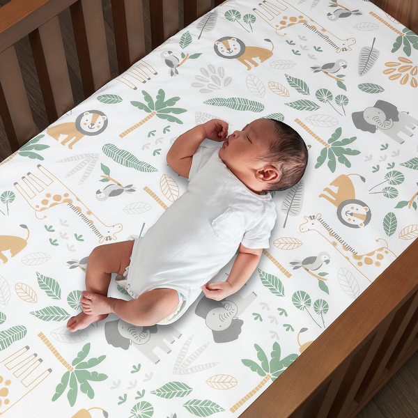 Jungle crib outlet sheets